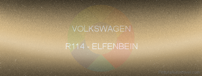 Pintura Volkswagen R114 Elfenbein