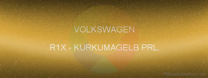 Pintura Volkswagen R1X Kurkumagelb Prl.