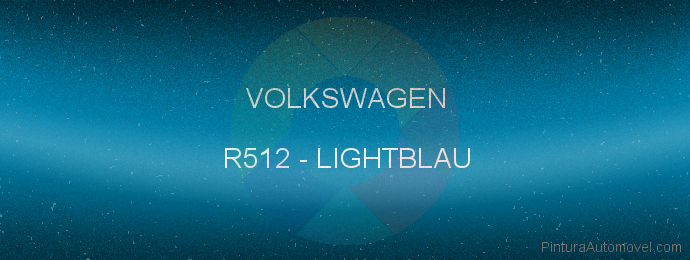 Pintura Volkswagen R512 Lightblau
