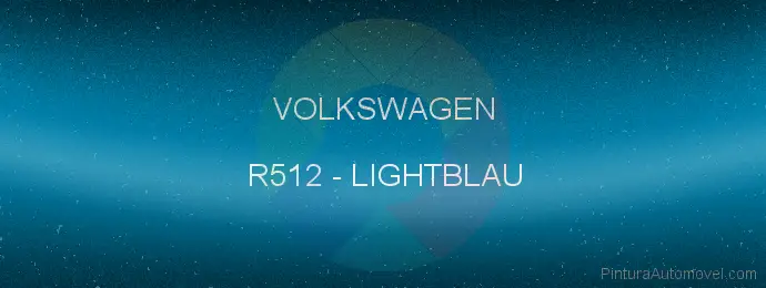 Pintura Volkswagen R512 Lightblau