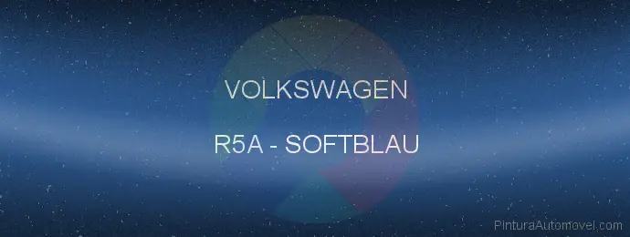 Pintura Volkswagen R5A Softblau