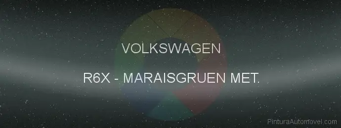 Pintura Volkswagen R6X Maraisgruen Met.