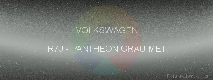 Pintura Volkswagen R7J Pantheon Grau Met