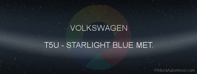Pintura Volkswagen T5U Starlight Blue Met.