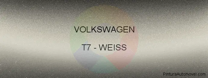 Pintura Volkswagen T7 Weiss