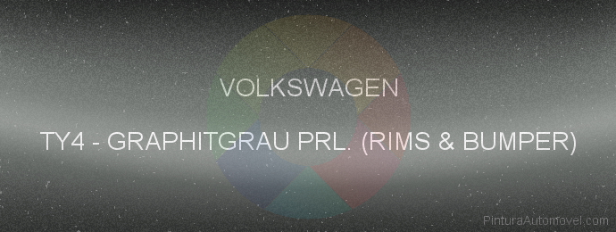 Pintura Volkswagen TY4 Graphitgrau Prl. (rims & Bumper)