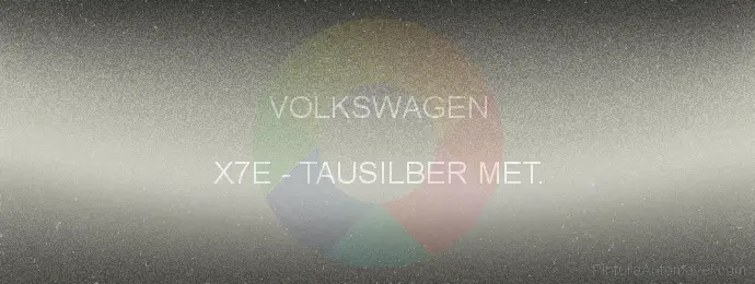 Pintura Volkswagen X7E Tausilber Met.