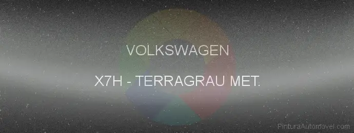 Pintura Volkswagen X7H Terragrau Met.
