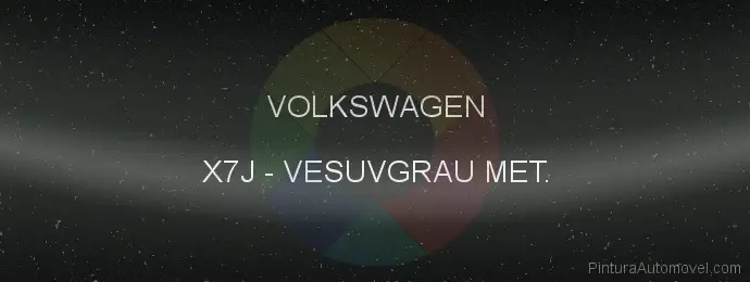 Pintura Volkswagen X7J Vesuvgrau Met.