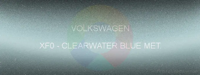 Pintura Volkswagen XF0 Clearwater Blue Met.