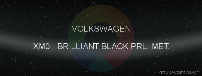 Pintura Volkswagen XM0 Brilliant Black Prl. Met.