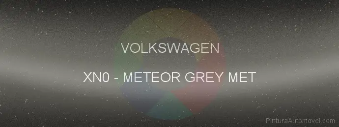 Pintura Volkswagen XN0 Meteor Grey Met