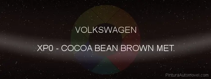 Pintura Volkswagen XP0 Cocoa Bean Brown Met.