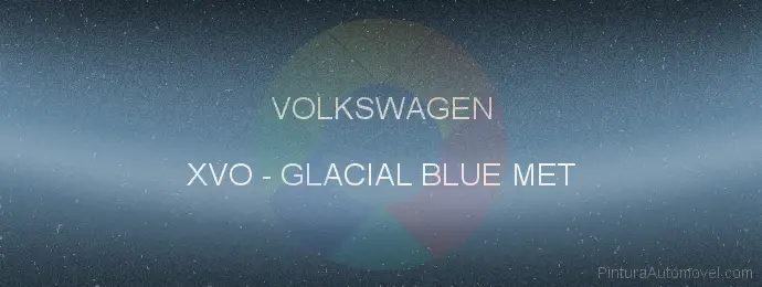 Pintura Volkswagen XVO Glacial Blue Met