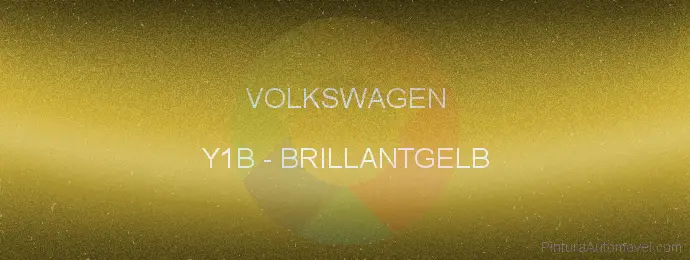 Pintura Volkswagen Y1B Brillantgelb