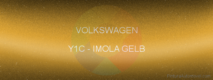 Pintura Volkswagen Y1C Imola Gelb