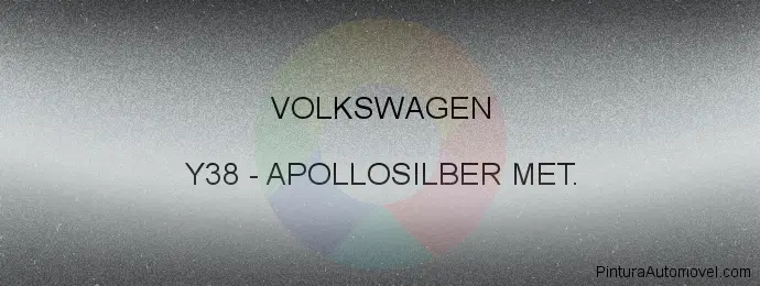 Pintura Volkswagen Y38 Apollosilber Met.