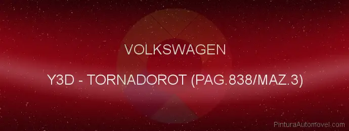 Pintura Volkswagen Y3D Tornadorot (pag.838/maz.3)