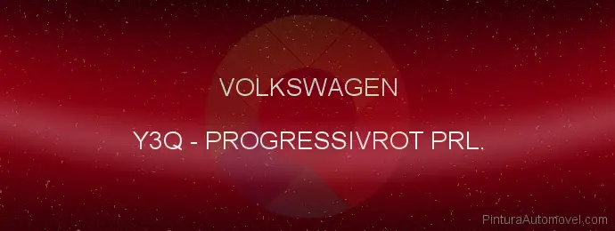 Pintura Volkswagen Y3Q Progressivrot Prl.