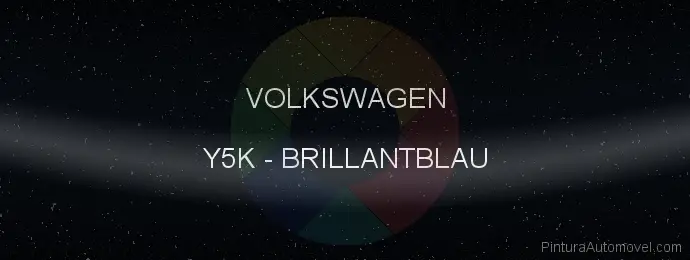 Pintura Volkswagen Y5K Brillantblau