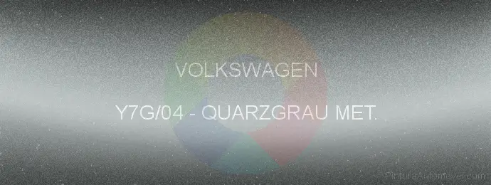 Pintura Volkswagen Y7G/04 Quarzgrau Met.
