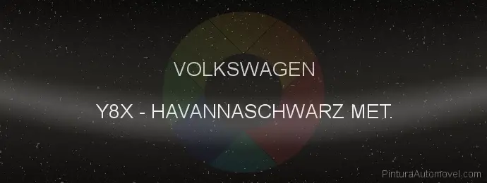 Pintura Volkswagen Y8X Havannaschwarz Met.