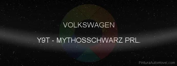 Pintura Volkswagen Y9T Mythosschwarz Prl.