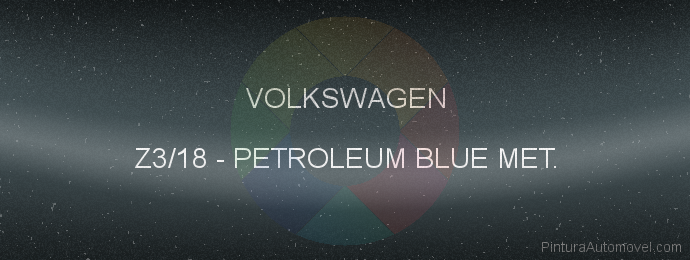 Pintura Volkswagen Z3/18 Petroleum Blue Met.