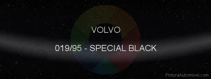 Pintura Volvo 019/95 Special Black