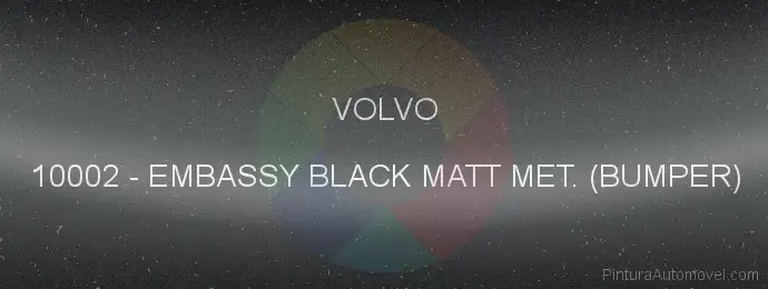 Pintura Volvo 10002 Embassy Black Matt Met. (bumper)