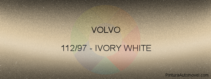 Pintura Volvo 112/97 Ivory White