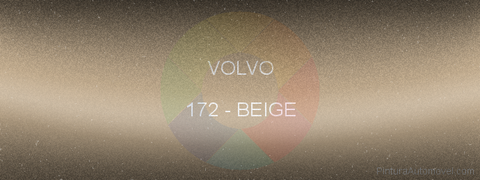 Pintura Volvo 172 Beige
