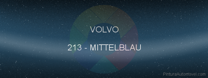 Pintura Volvo 213 Mittelblau