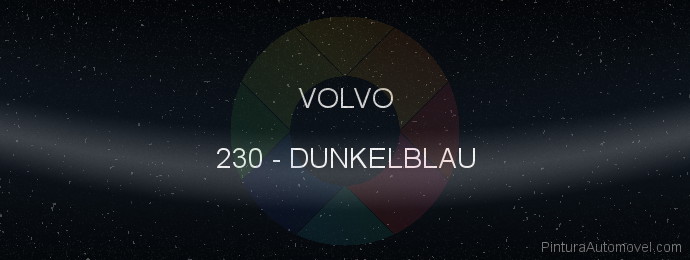 Pintura Volvo 230 Dunkelblau