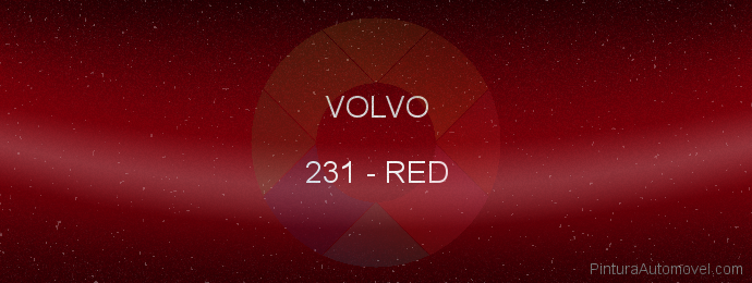 Pintura Volvo 231 Red