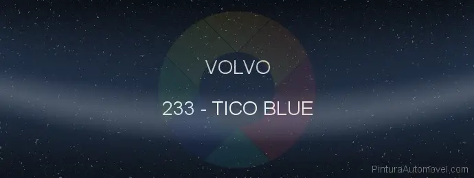 Pintura Volvo 233 Tico Blue
