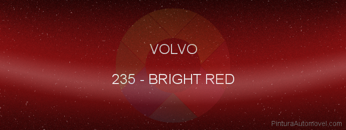 Pintura Volvo 235 Bright Red