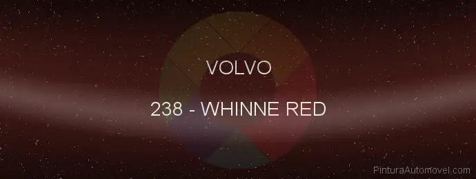 Pintura Volvo 238 Whinne Red