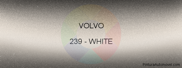 Pintura Volvo 239 White