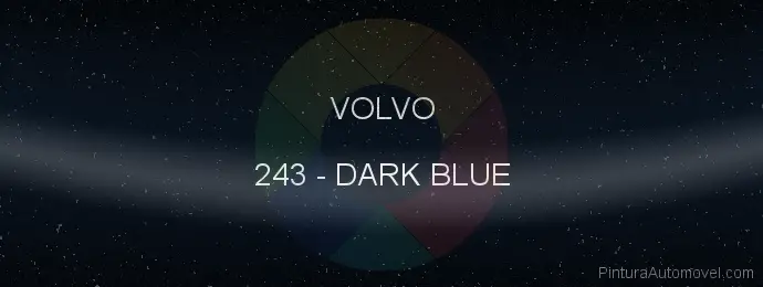 Pintura Volvo 243 Dark Blue
