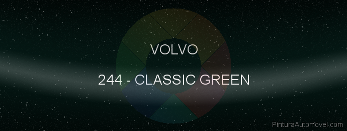 Pintura Volvo 244 Classic Green