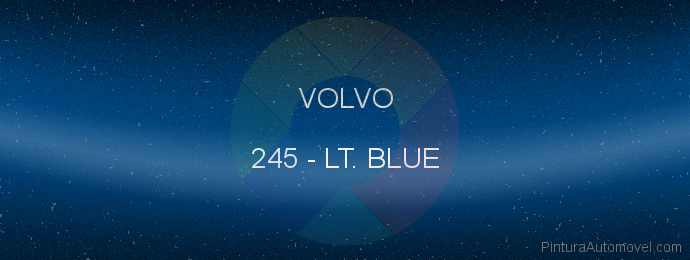 Pintura Volvo 245 Lt. Blue