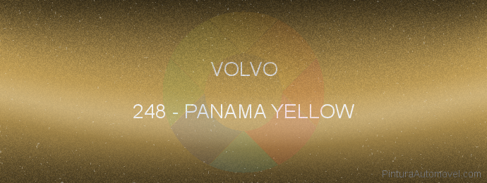 Pintura Volvo 248 Panama Yellow