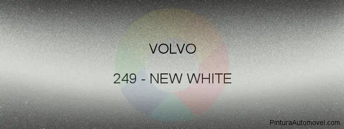 Pintura Volvo 249 New White