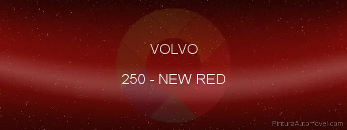 Pintura Volvo 250 New Red