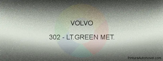 Pintura Volvo 302 Lt.green Met.