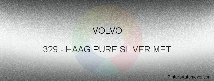 Pintura Volvo 329 Haag Pure Silver Met.