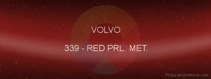 Pintura Volvo 339 Red Prl. Met.