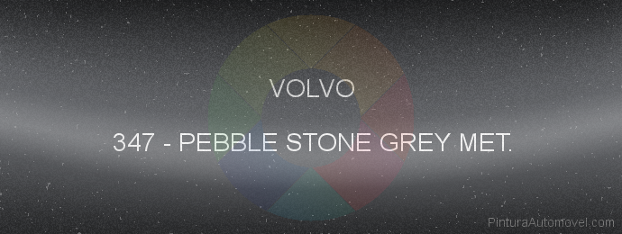 Pintura Volvo 347 Pebble Stone Grey Met.