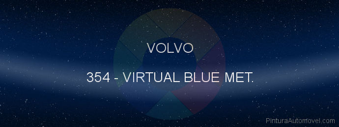 Pintura Volvo 354 Virtual Blue Met.